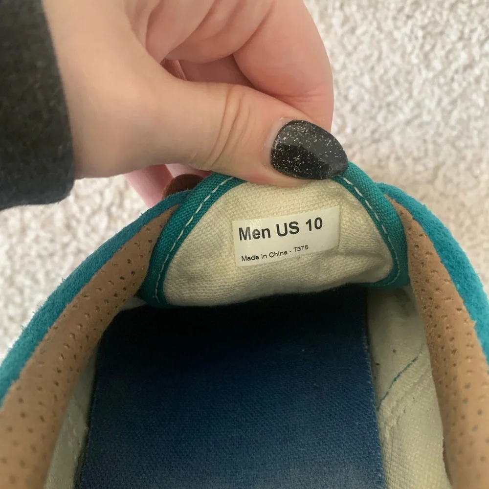 Blue and Brown Suede Vans - Picture 6 of 6